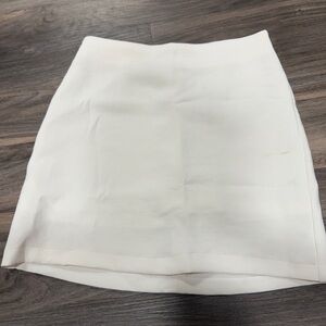 Wilfred Cream Mini Skirt